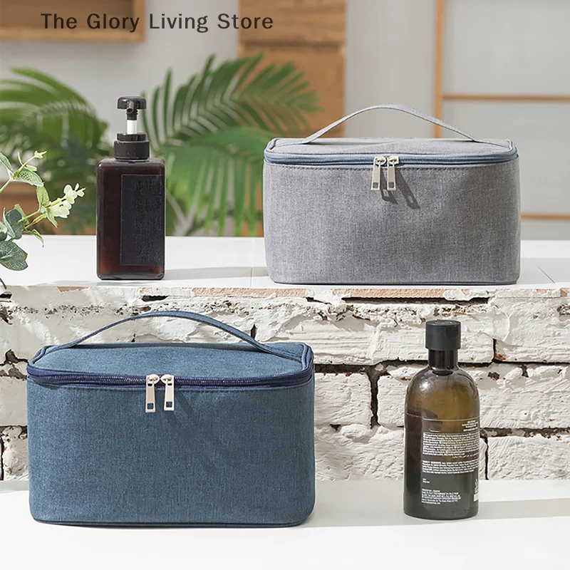Bolsa de cosméticos catiónica de gran capacidad para hombre, práctica bolsa de aseo de viaje, bolsa de almacenamiento de viaje al aire libre, estuche de maquillaje impermeable para mujer