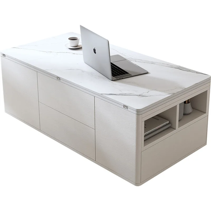 

Creative folding lift coffee table dining table dual-purpose desk, multi-functional small apartment Nordic