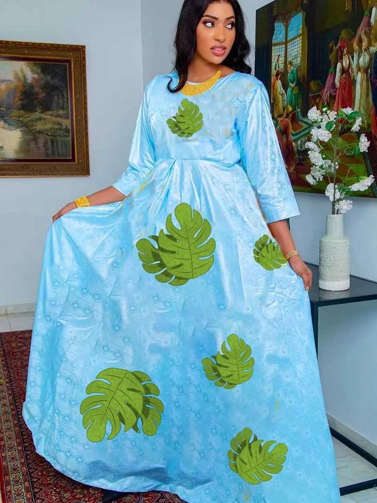 

Bazin Clothes For Women Wearable Throughout The Four Seasons Traditional African Womens Clothing Gowns Wedding Dress For Women