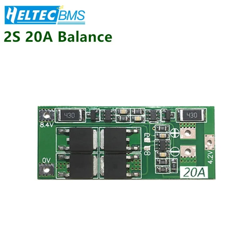 2S/3S/4S 20A 30A 40A 50A BMS With Balance 18650 BMS Lifepo4 Lithium battery protection board/BMS board For Drill Motor