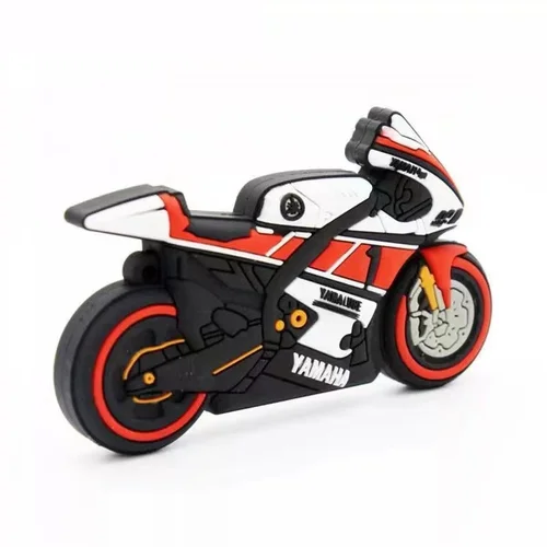 Imagen 2 del producto Cool motocicleta Usb Flash Drives 32GB 16GB 8GB Pen Drive 64GB 128GB Memory Stick dibujos animados Pendrive U Stick 256GB Pen Drive regalo