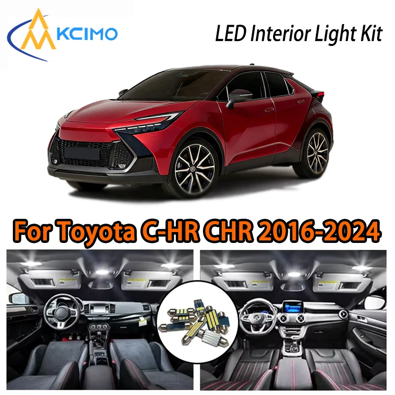 

KCIMO For Toyota C-HR CHR 2016-2024 Premium LED Interior Kit - 2 Colors , Quick Installation, Long-Lasting