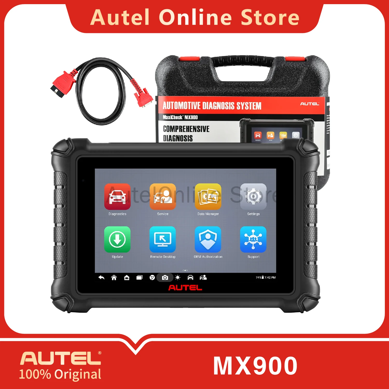 

Autel MaxiCheck MX900 Все системы диагностического сканера обновлена MX808 MK808 MK808Z