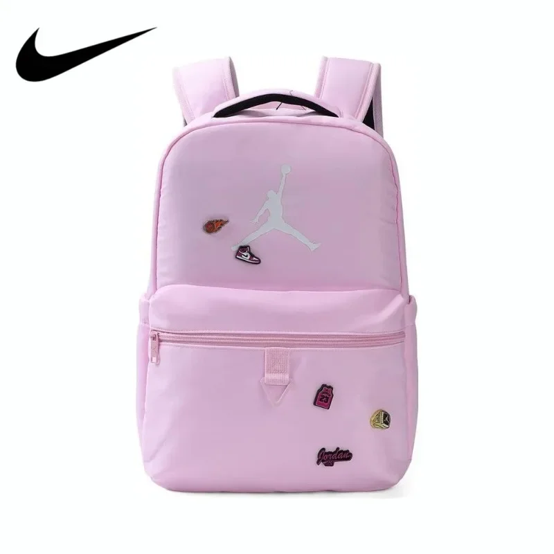 Nike Men Women Sports Fitness Backpack Large Capacity Wear Resistant Outdoor Gym Training Daypack JD2533057GS-003