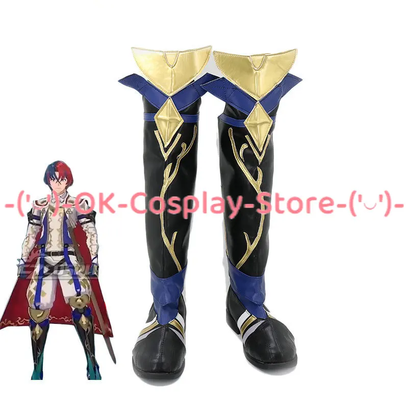 

Ryuru Cosplay Shoes Halloween Carnival Boots Game Fire Emblem Cosplay Prop PU Leather Shoes Custom Made