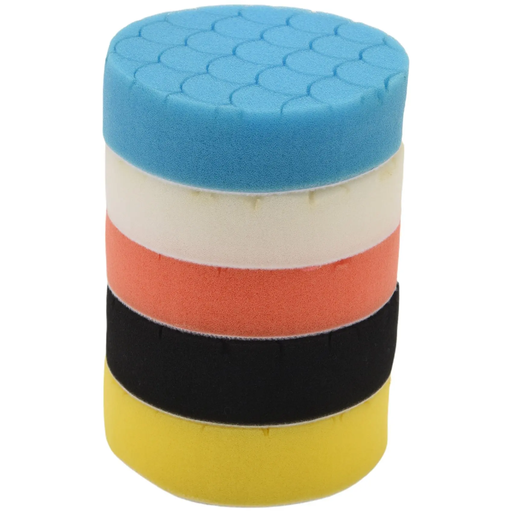 

5Pcs 4 Inch Polishing Pads Buffing Sponge Pads Kit for Car Buffer Polisher Sanding, Waxing, Polishing, Sealing