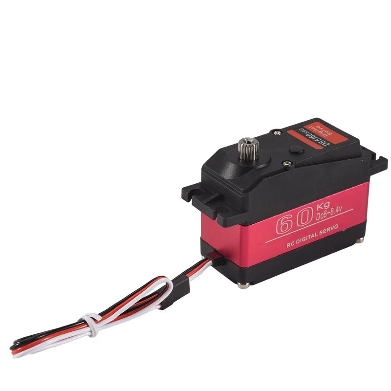 1Piece DS5160 60Kg 8.4V High Voltage Waterproof Digital Servo for 1:5 RC Car SAVOX-0236 XL 5T Robot Arm 270 Servo-A22U