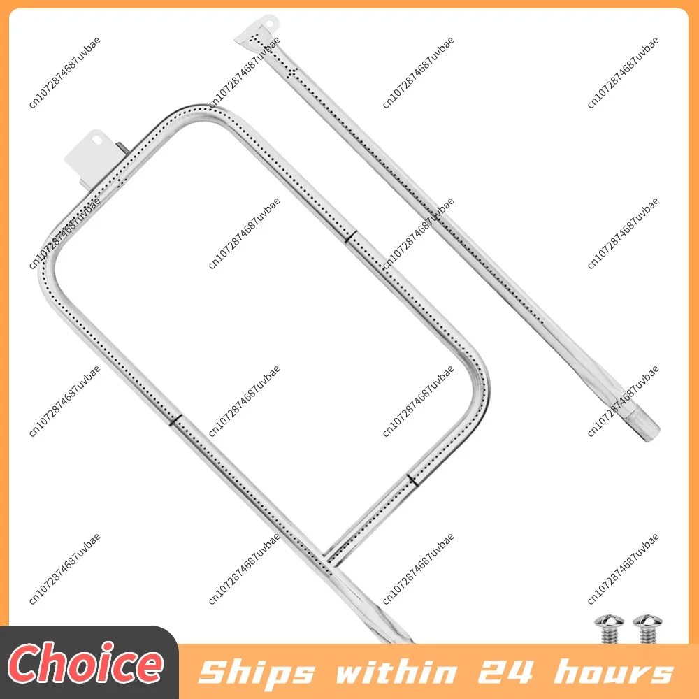 Stainless Steel Burner Tube Anti-corrosion Straight Burner Tube Gas Grill Burner Tube for Weber Q300/Q320 Q3000/Q3200 Gas Grill