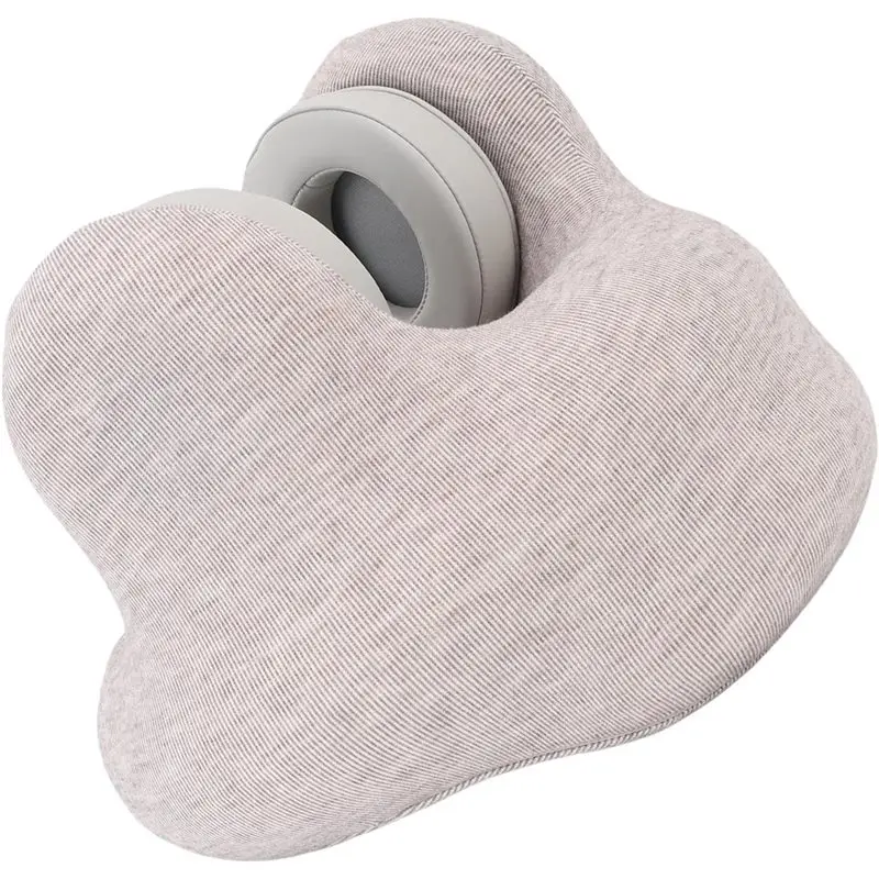 ABBP-Travel Neck Pillow With Noise Reduction Ear Muffs, U Shape Pillow With Noise Cancelling Earmuffs, Neck Support Pillow