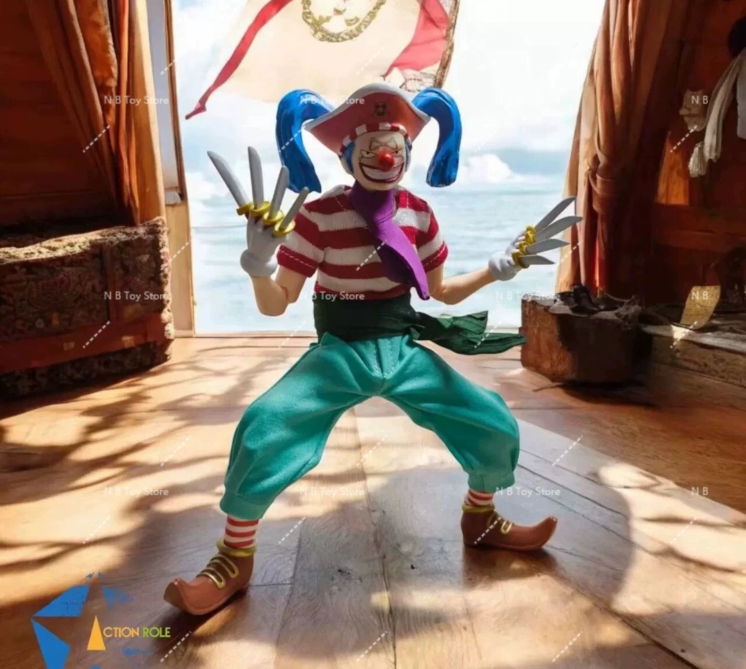 في المخزون عمل دور 1/12 SHF قطعة واحدة عربات التي تجرها الدواب المهرج المهرج المهرج أنيمي عمل أرقام اللعب نموذج البلاستيكية هدية جامع