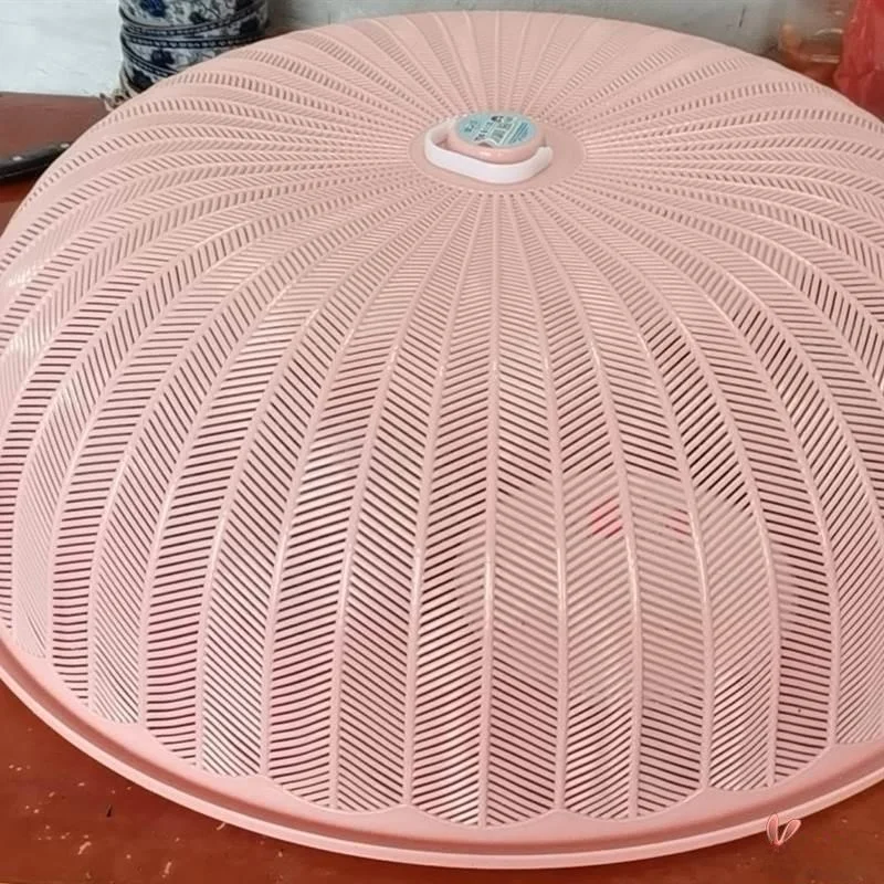 Large round Plastic Table Cover Kitchen Dining Table Dustproof Flyproof Food Covering Home Use Storage Organizer Tool