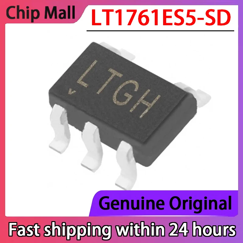 5PCS New Original LT1761ES5-SD Screen Printed LTGH SOT23-5 Adjustable Linear Regulator New Stock