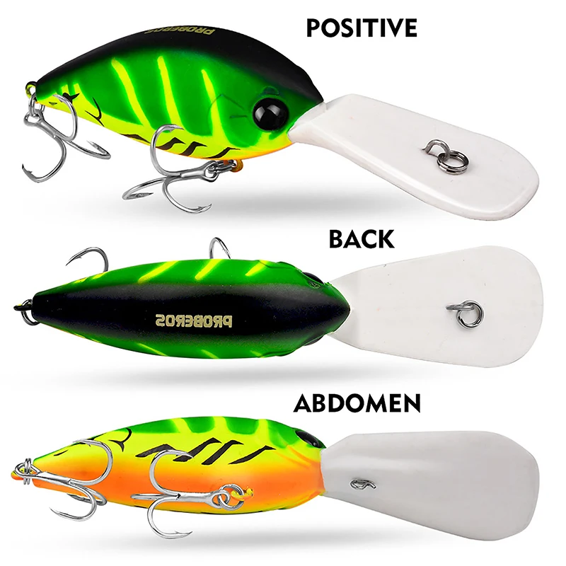 1 قطعة Crankbait الصيد إغراء الاصطناعي كرنك الطعم الثابت توبواتر أسماك الصيد Wobblers الصيد السحر 12.5 سنتيمتر 24.5 جرام