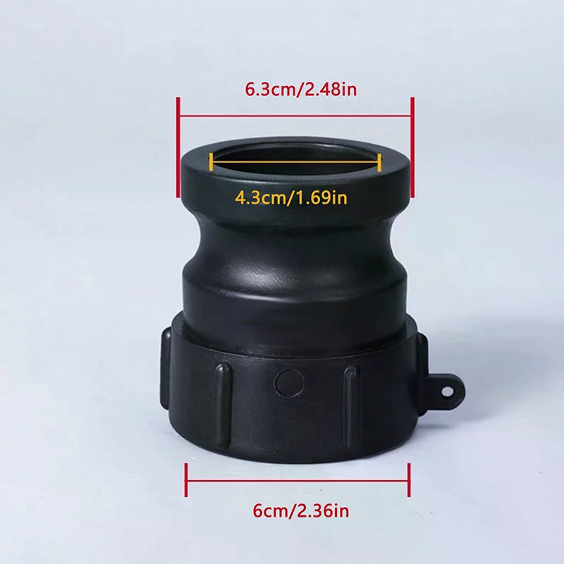 Thicken Female Connector IBC Tank Adapter 60mm Female Camlock Coupler PP Material Camlock Fitting