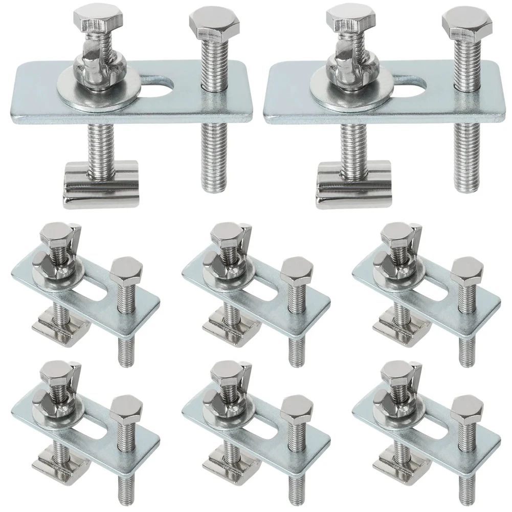 8 Pcs Mini Hold Down Clamp Kit Antislip Horizontal with for 3018-PRO, 3018-MX3, 3018-PROVer, 1810-PRO CNC Router Machine