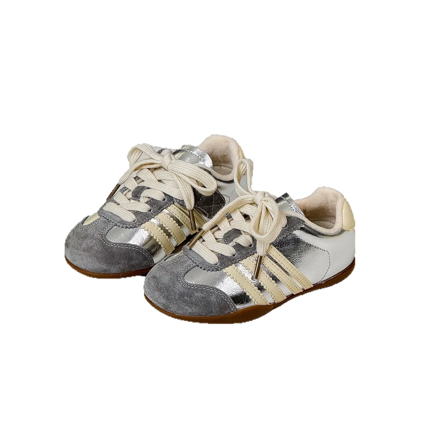 

New Winter Children's Boys Girls Korean Style Casual Versatile Fleece-lined Training Shoes Kids Toddler Warm Sports Shoes