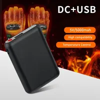 Winter Heated Socks Batteries 5V 5000mah Adjustable Li-Polymer Battery Packs For Warm Gloves Clothes Hat Charger Power Bank