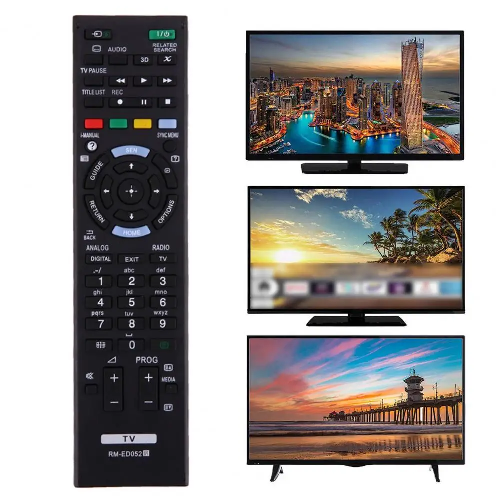 Practical Remote Control English Version Compatible Plastic Fast Response Remote Control Professional TV Remote Switch Accessory