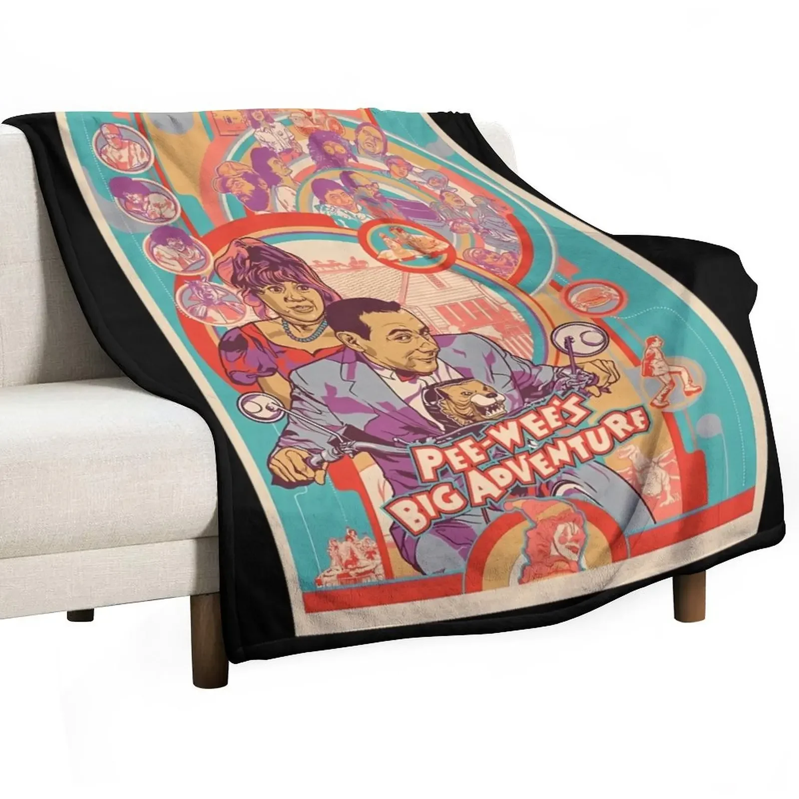 Pee Wee Herman, PeeWee Herman, Paul Rubens Throw Blanket Extra Large Throw Sleeping Bag Thins funny gift Blankets