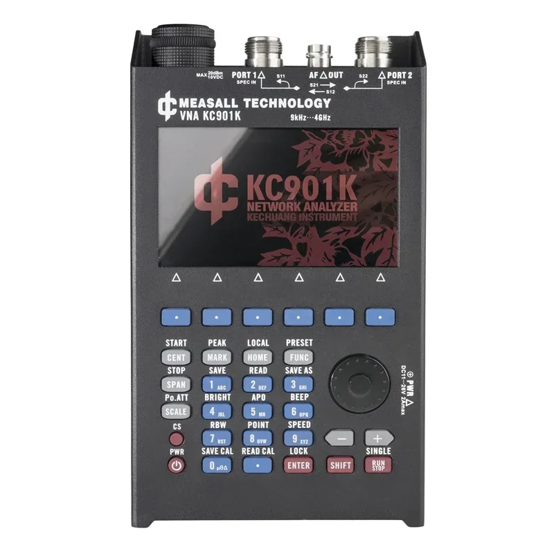 MEASALL Distributor LY.GROUP.CHINA KC901K Handheld Vector Network Analyzer Field Multi-meter SWR Standing Wave Testing 4GHz VNA