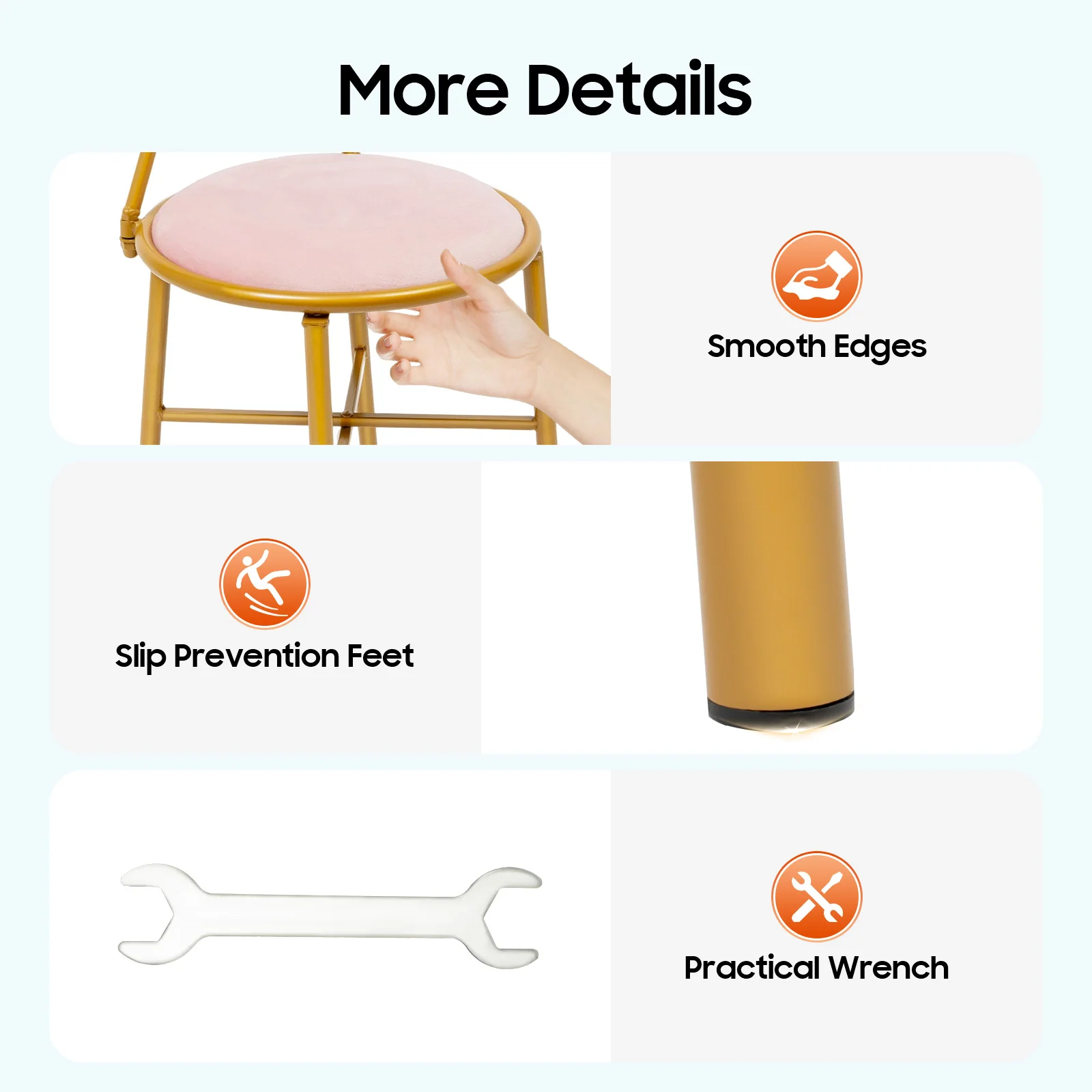 كرسي مسند ظهر وردي كرسي تزيين على شكل فراشة وردية مع وسادة من الفلانيل بإطار معدني كرسي زينة حديث مع فيونكة للفتيات