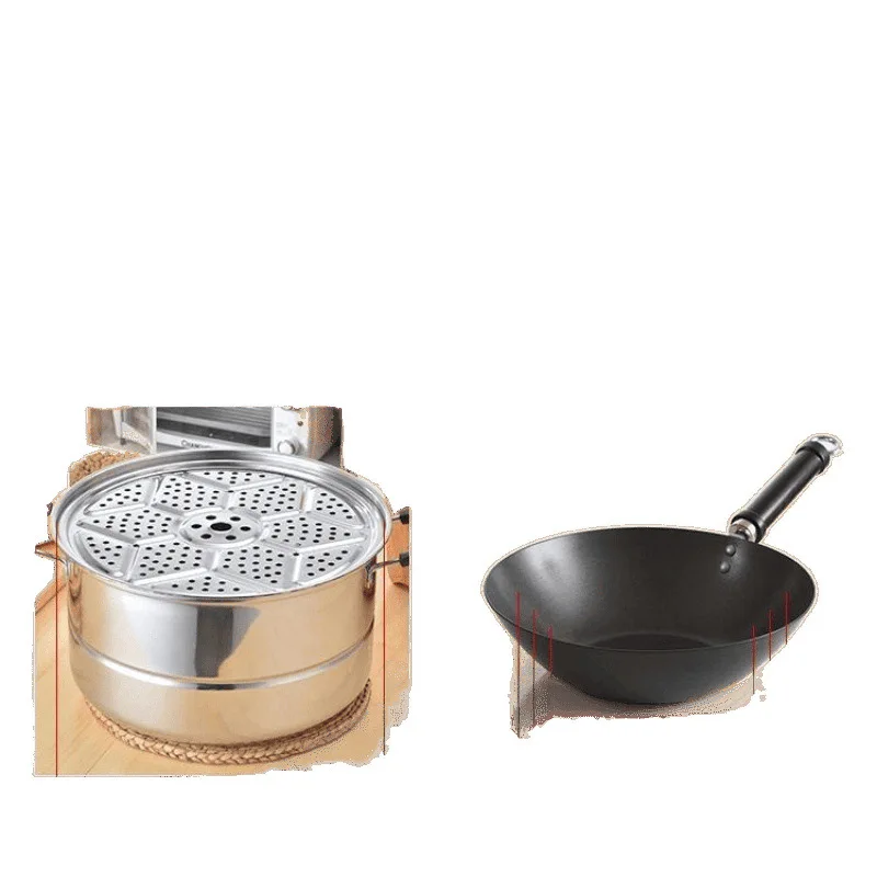 

Stainless steel steamer, household steamer, high-foot steamer, steamer grate