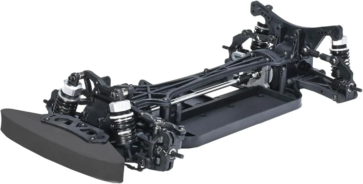 

Комплект шасси для радиоуправляемой машинки 4x4 в масштабе 1/10 - Сборная рама для самостоятельной модификации для взрослых, электрические компоненты не входят в комплект.