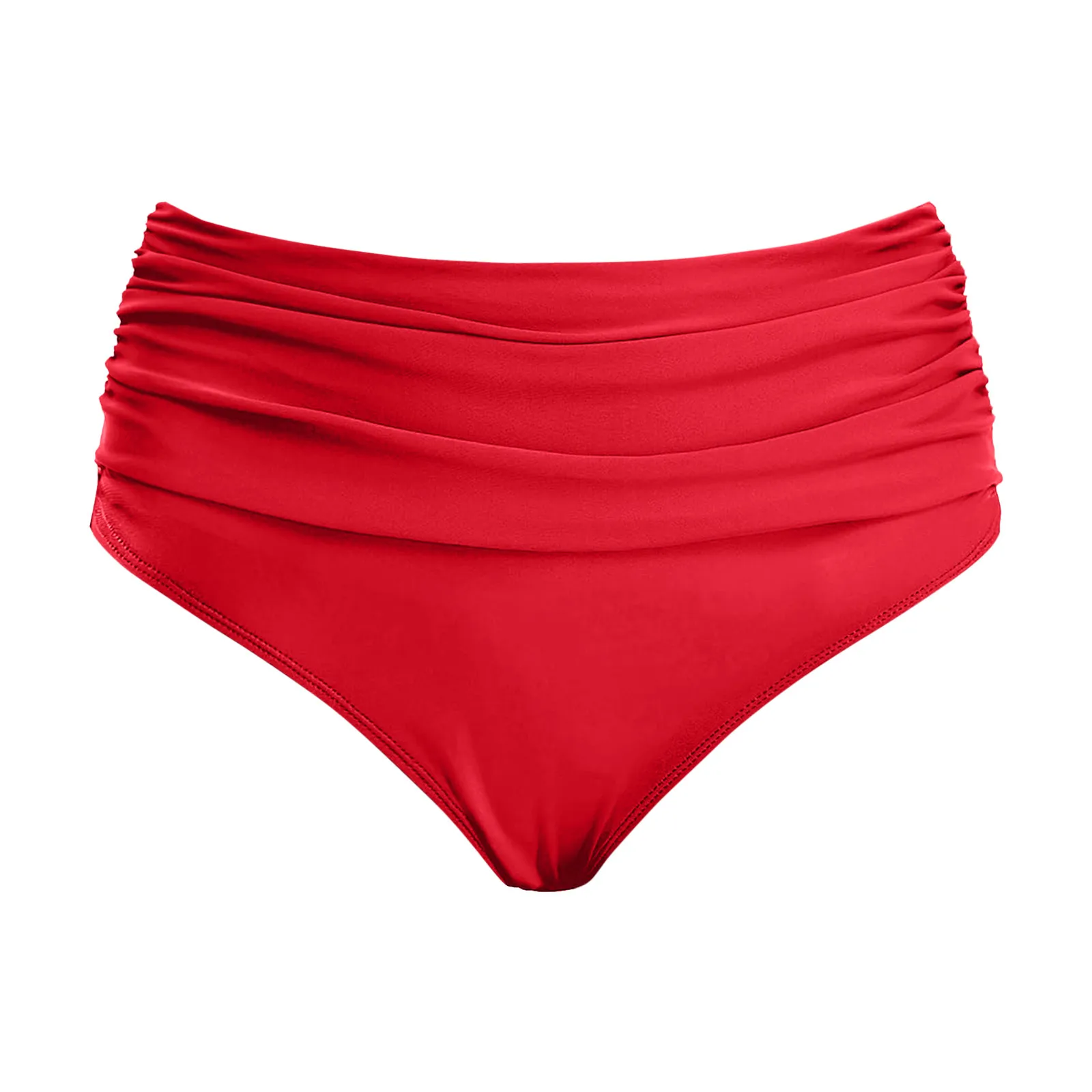 Effen Bikinibroekje 2024 Korte Badmode Onderkant Vrouwen Strandbroek Zwembroek Slipje Hoge Taille Mode Sexy Badpak Onderbroek