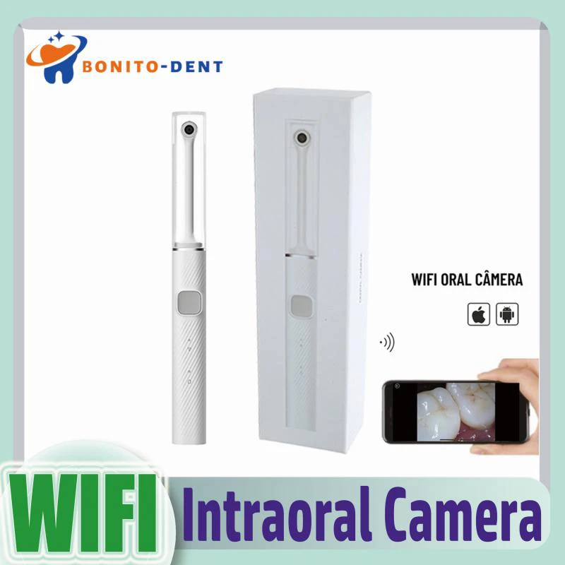 

Wifi Dental Intraoral Camera Wireless 8 LED Endoscope For Iphone Android Windows High Definition Visible Waterproof Oral Camera