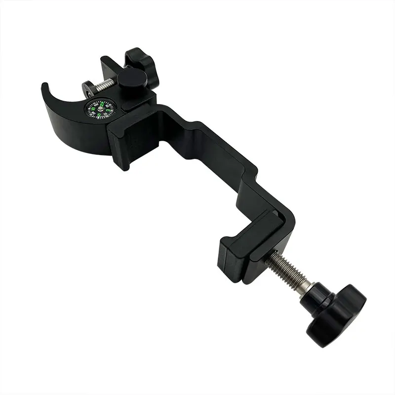 Universal Corrosion Resistant GNSS GPS Pole Clamp With Compass &Open Data Collector Cradle Pole Holder Mount