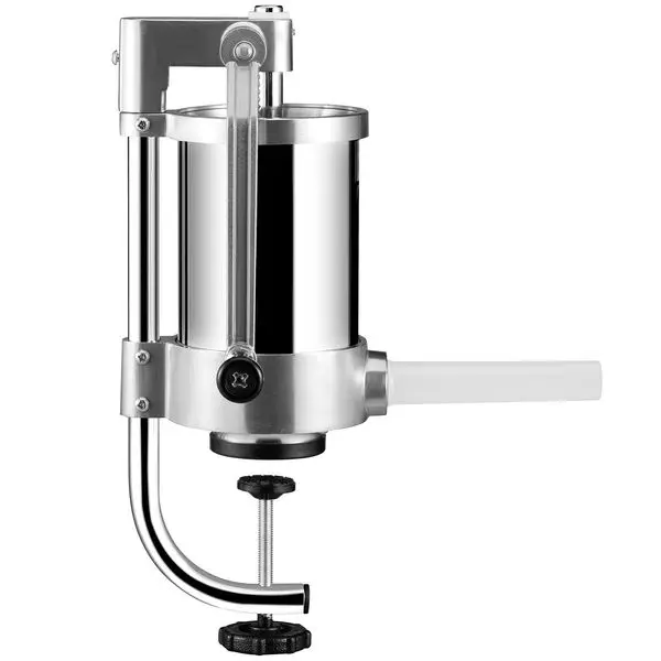 

Наполнитель для колбас емкостью 2,5 фунта/1,5 л. Домашняя колбасная машина из нержавеющей стали.