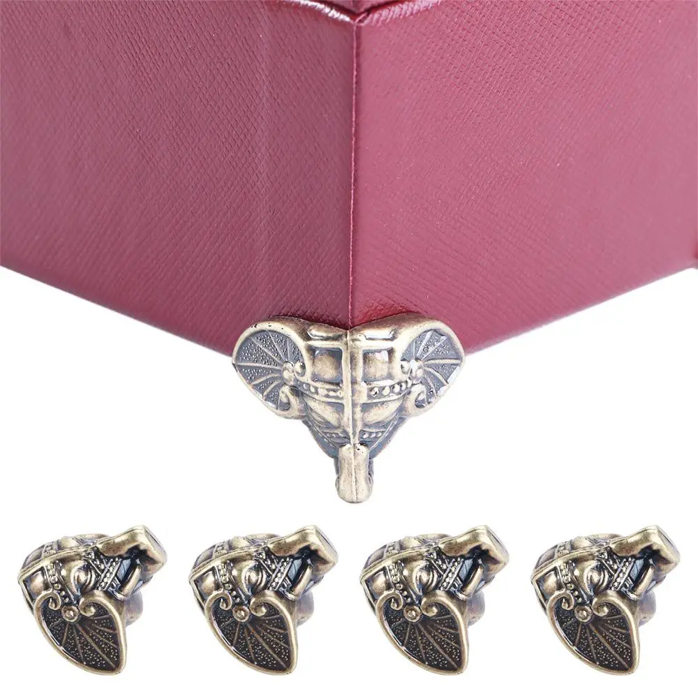 for Cabinets Box Feet Hardware Wine Boxes Table Leg Wood Case Legs Furniture Corner Protector Jewelry Box Feet Corner Brackets
