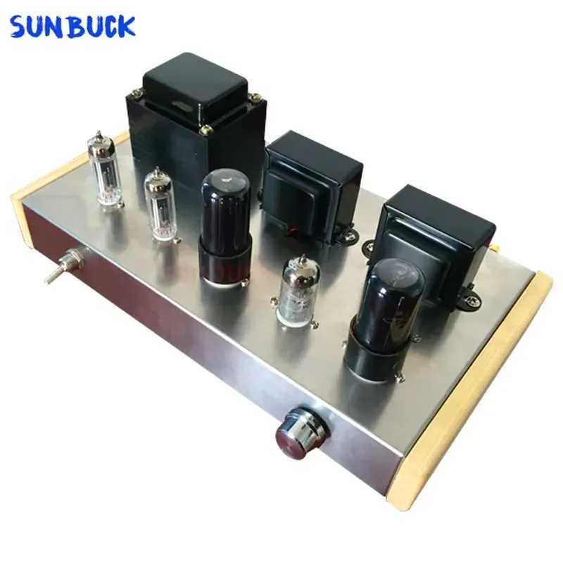 Sunbuck Dual 6Z4 หลอดเรียงกระแสหรูหรา 6P6P 6N2 หลอดเครื่องขยายเสียงชุด DIY