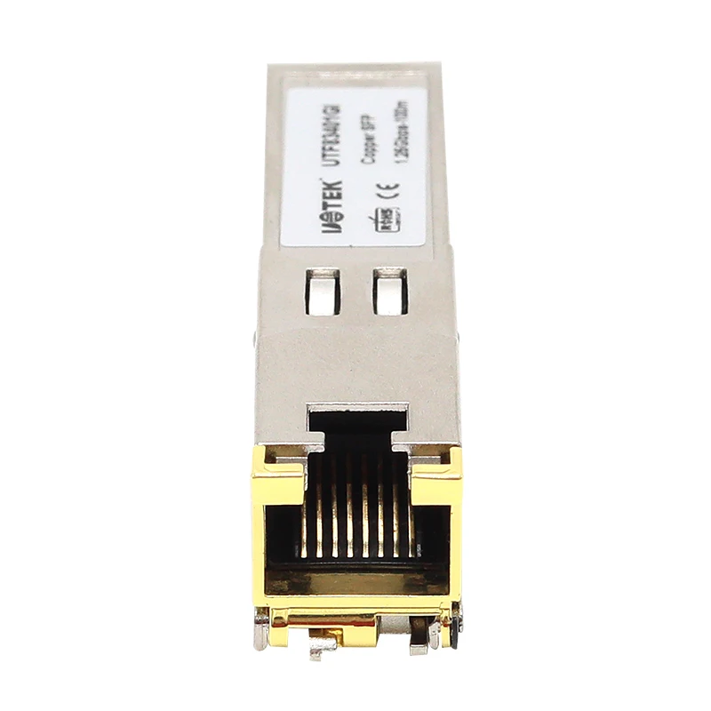 UOTEK 1000BASE-T-Déchets de cuivre Transcsec Tech, interface RJ45 1.25 Gbumental Hot Pluggable UTF83401GI