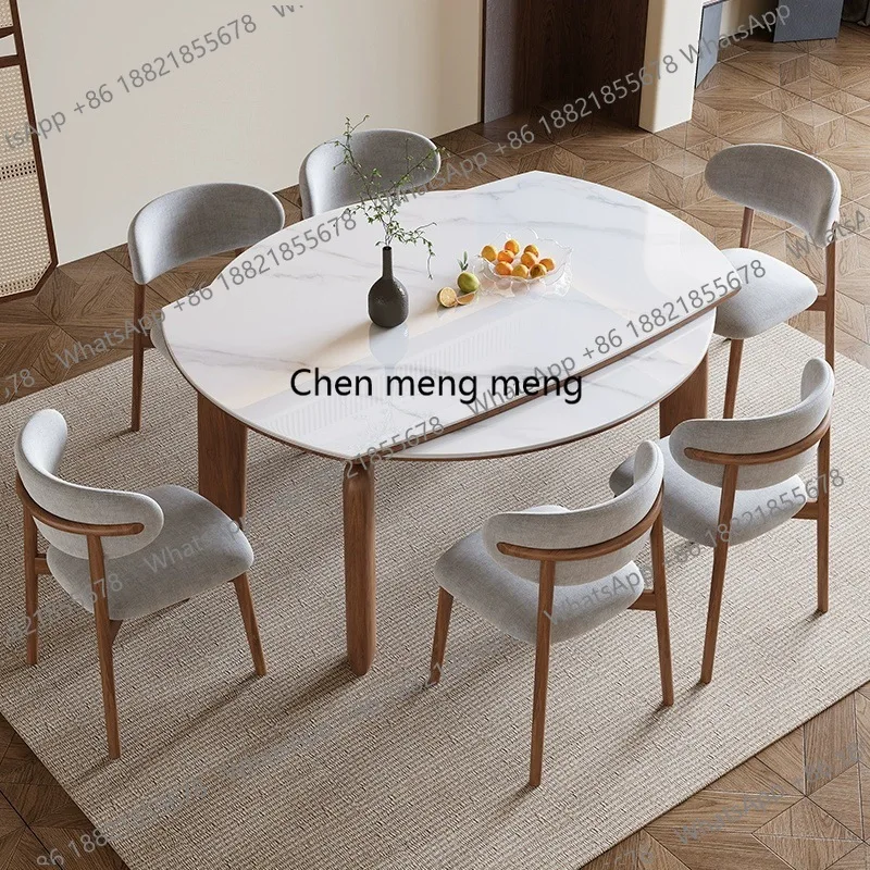 

Oval White Dining Table Nordic Marble Design Heat Resistance Dining Table Marble Minimalist Table A Manger Kitchen Furniture