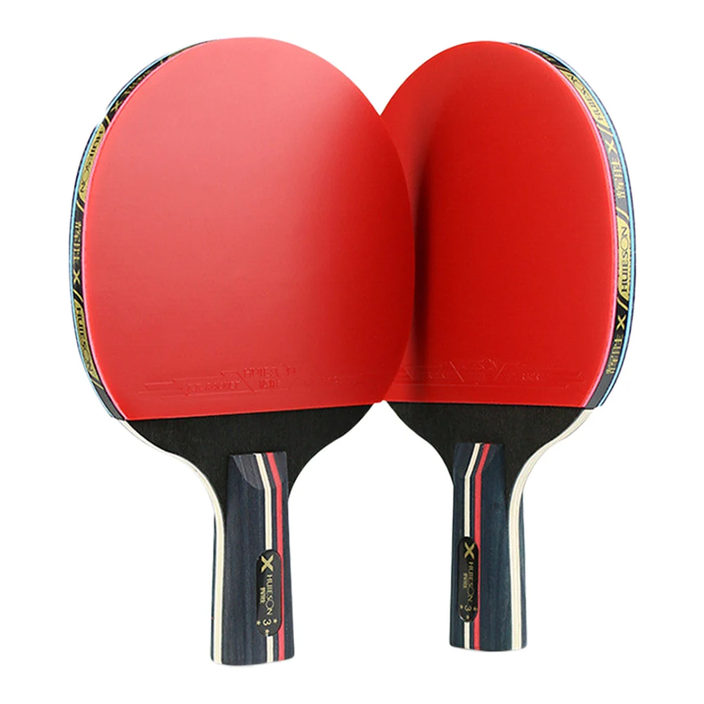 

Table Tennis Racket Set Complete Anti-Slip Grip Pong Rackets for Training Lightweight Comfortable Control Paddles