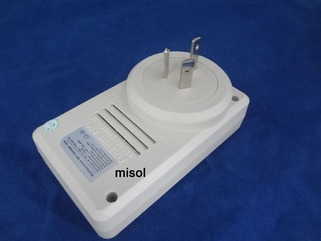 Analisador do monitor de voltagem de voltagem de watts de energia com amperímetro au