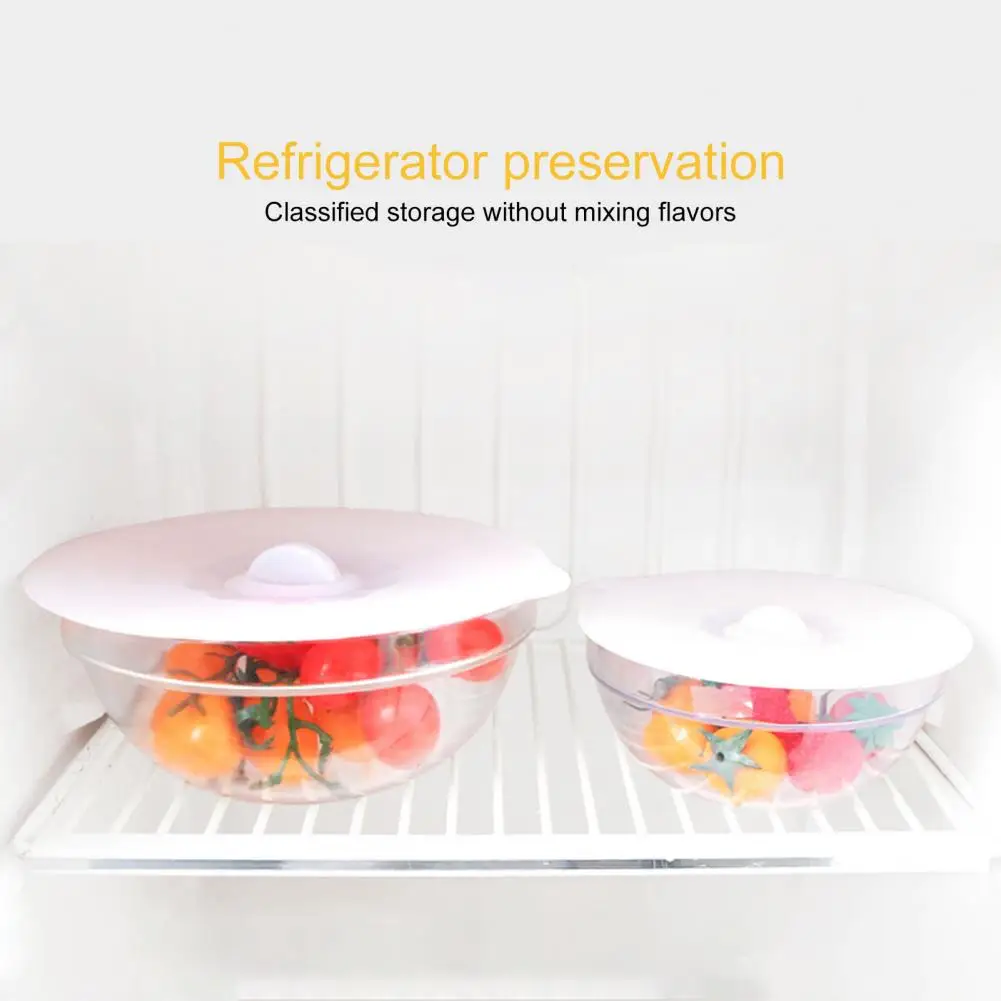 

High-temperature Silicone Cover Silicone Bowl Cover 6pcs Reusable Silicone Microwave Splatter Cover Set for Bowls for Home