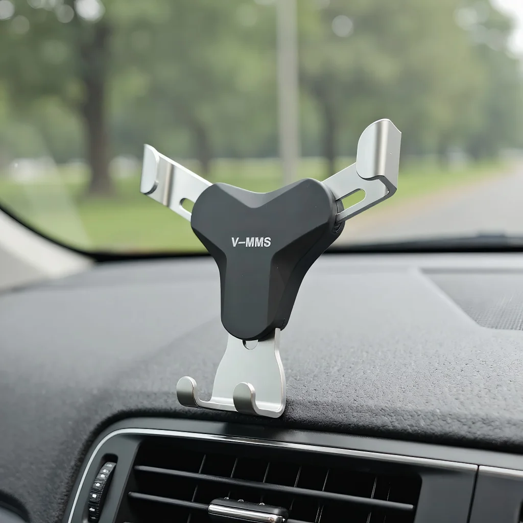 Gravity Car Phone Holder, Auto Air Vent Mount Clip Bracket for iPhone 14 Xiaomi Samsung, No Magnetic GPS Stand