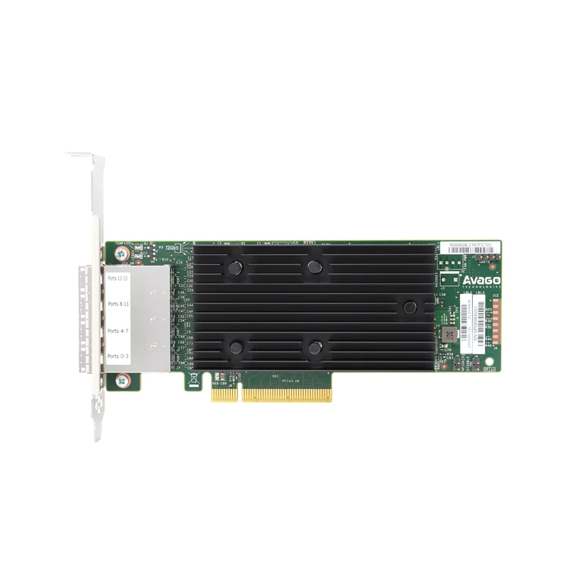 Broadcom LSI 9305-16e External SAS/SATA HBA Controller Card PCIe 3.0 x8 12Gb/s 16-Port SFF-8644 IT Mode