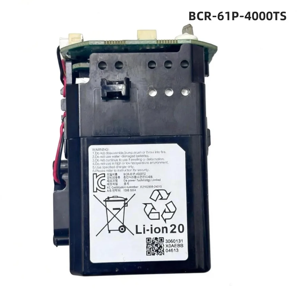 100%Original 4000mAh 21.6V for Roborock BCR-61P-4000TS A30 Pro Combo Steam Ultra Vacuum Cleaner Rechargeable Battery