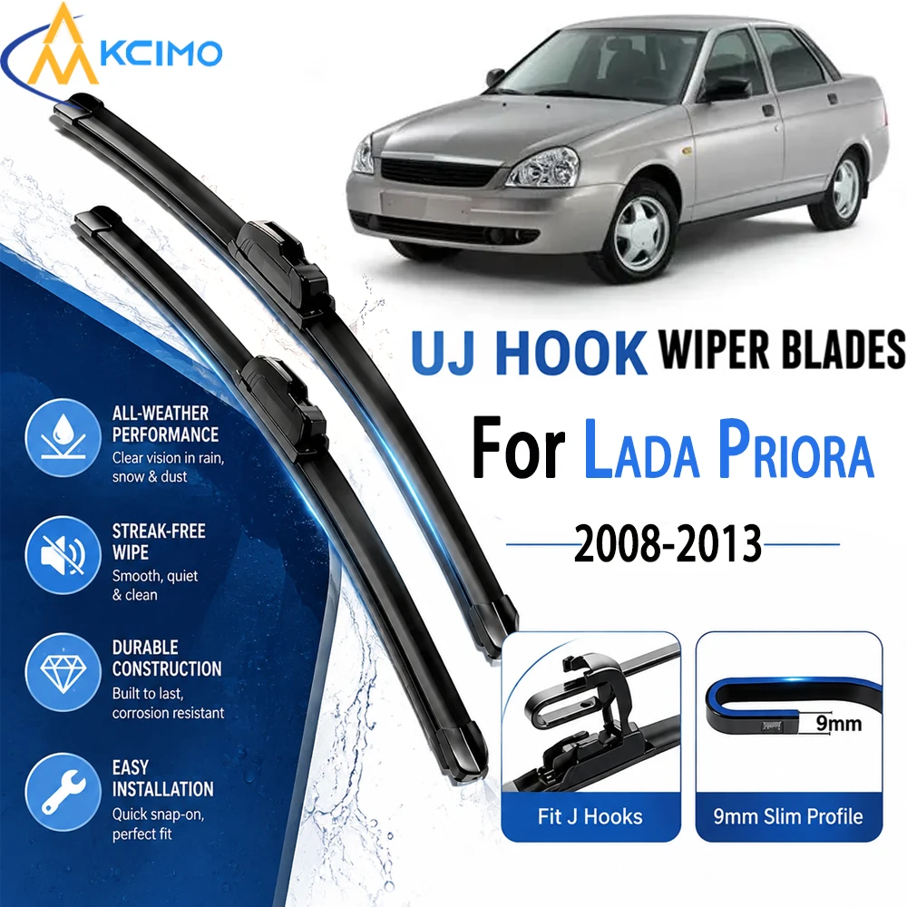 Durable Natural Rubber U‑Hook Frameless Wiper Blades 20