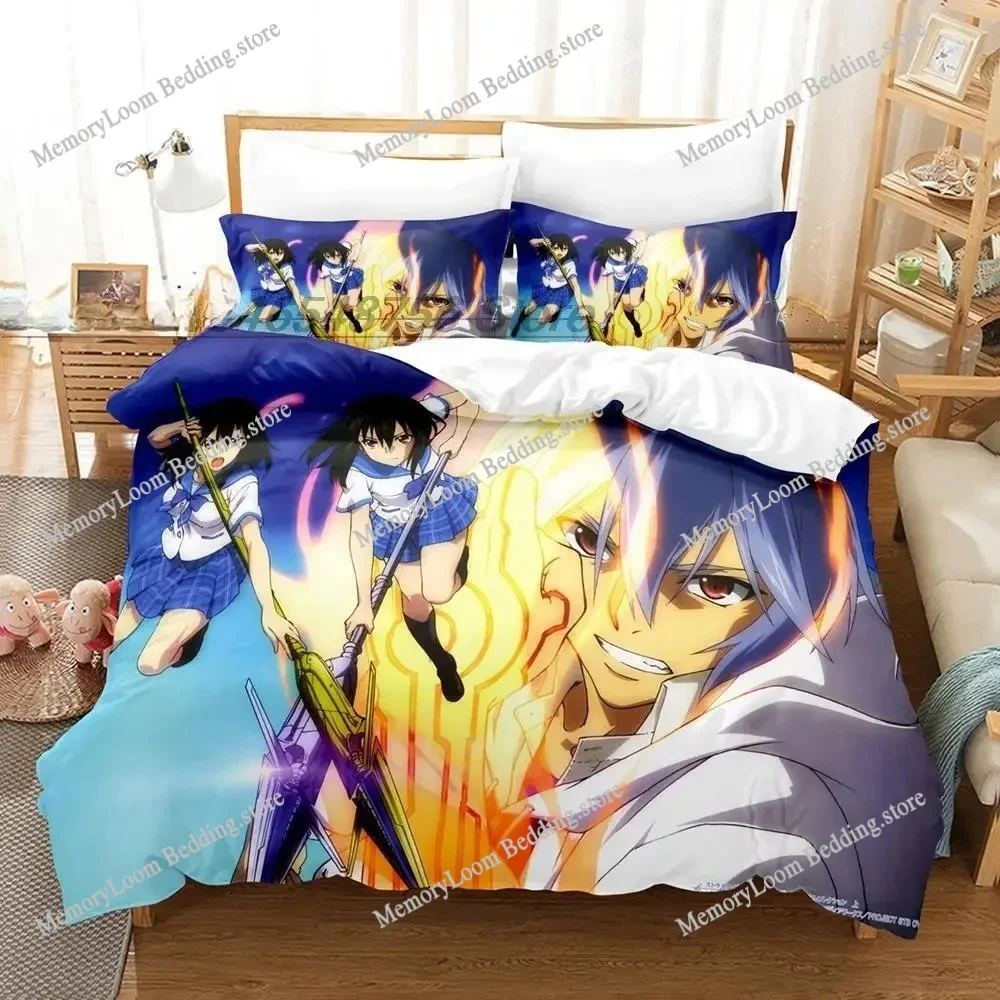 

Fashion STRIKE THE BLOOD Bedding Set Single Twin Full Queen King Size Bed Set Adult Kid Bedroom Duvet cover Sets 3D Print Anime
