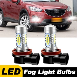 2pcs For Mazda CX-5 CX 5 CX5 KE GH 2011-2016 Car LED Front Fog Light Blubs H11 H8 Lamp 6000k White CANbus Accessories