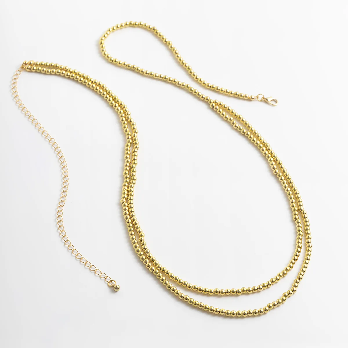 Retro Gold Color Bead Bead Waist Chain women 2024  Simple Creative Sweet Girl Body Chain Beach Fashion Charm Jewelry