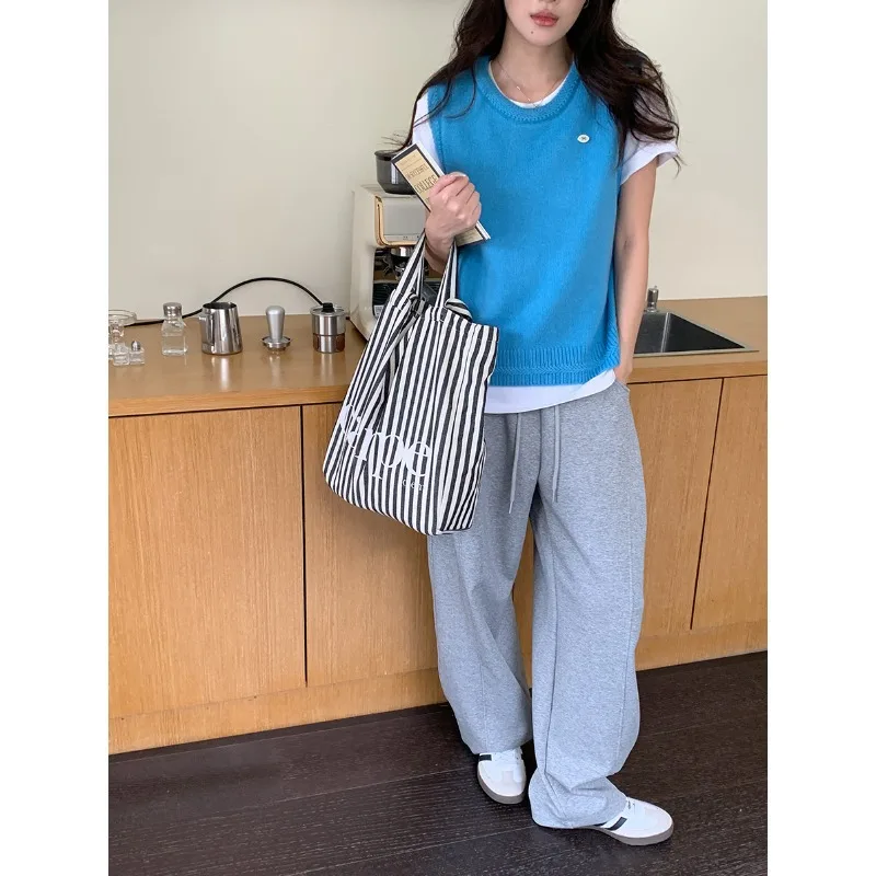 Early Autumn New Cotton Relaxation Bending Knife Cutting Sports and Leisure Pants