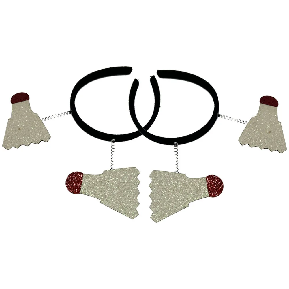 2 قطعة الرياضة تحت عنوان الريشة عقال حفلة الشعر الأطواق عدم الانزلاق مريحة الإبداعية إكسسوارات الشعر للاستخدام مرحلة الحفلات الرياضية #2