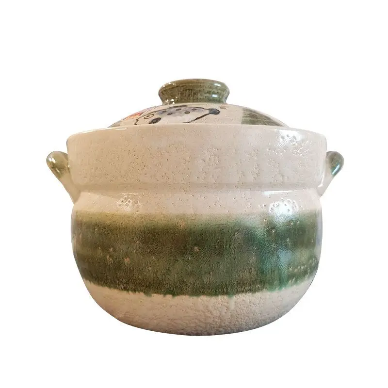 Wangu roast high-value double-lid new large-capacity casserole soup stew pot soil pot