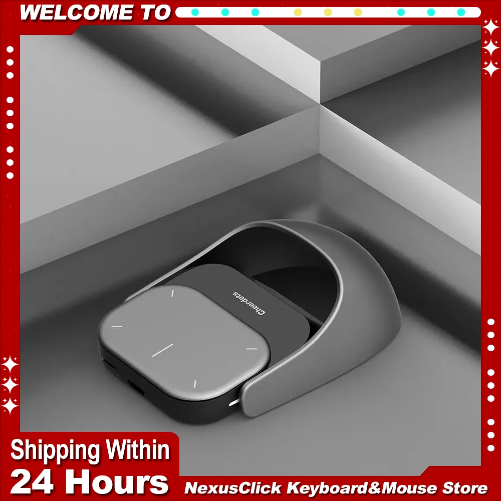 Cheerdots 2 Detachable Air Mouse Wireless Touchpad All-in-one Pocket AI Recording ChatGPT Enabled Mouse Customized Gaming Mouse