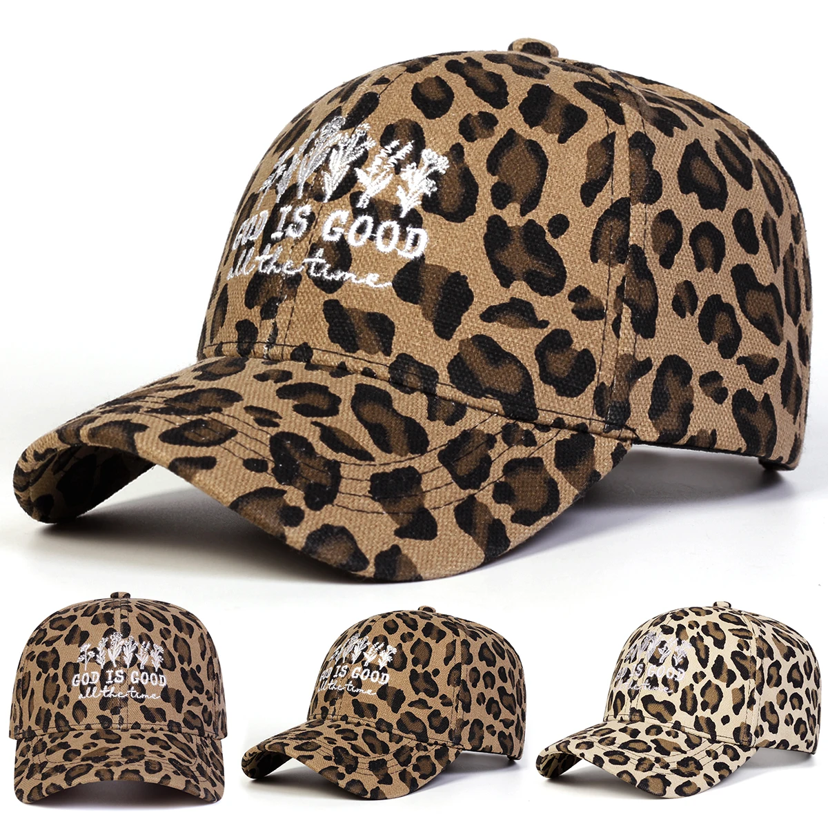 Unisex GOD IS GOOD ALL THE TIME Embroidery Baseball Caps Spr